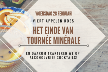 Vier samen met ons het einde van Tournée Minérale